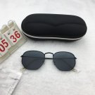 Black Metal Frame Sunglasses Free shipping 213