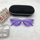 Pureple Frame Sunglasses Purple Cat Eyes Lens Cute shades Free shipping 276