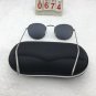 Silver Frame Classic Fashion Sunglasses Round Lens Cute shades Free shipping 280