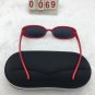 Punk Holiday Red Frame Oval lens Sunglasses Free shipping 293