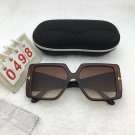 Brown Frame Sunglasses. Retro Punk Summer Shades. Free shipping 304