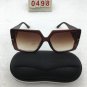 Brown Frame Sunglasses. Retro Punk Summer Shades. Free shipping 304