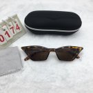 Leopard Brown Frame Sunglasses Cat Eyes Brown Lens Cute shades Free shipping 341
