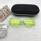 Green Frame Sunglasses Green Square Lens Cute shades Free shipping 348