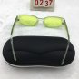 Green Frame Sunglasses Green Square Lens Cute shades Free shipping 348
