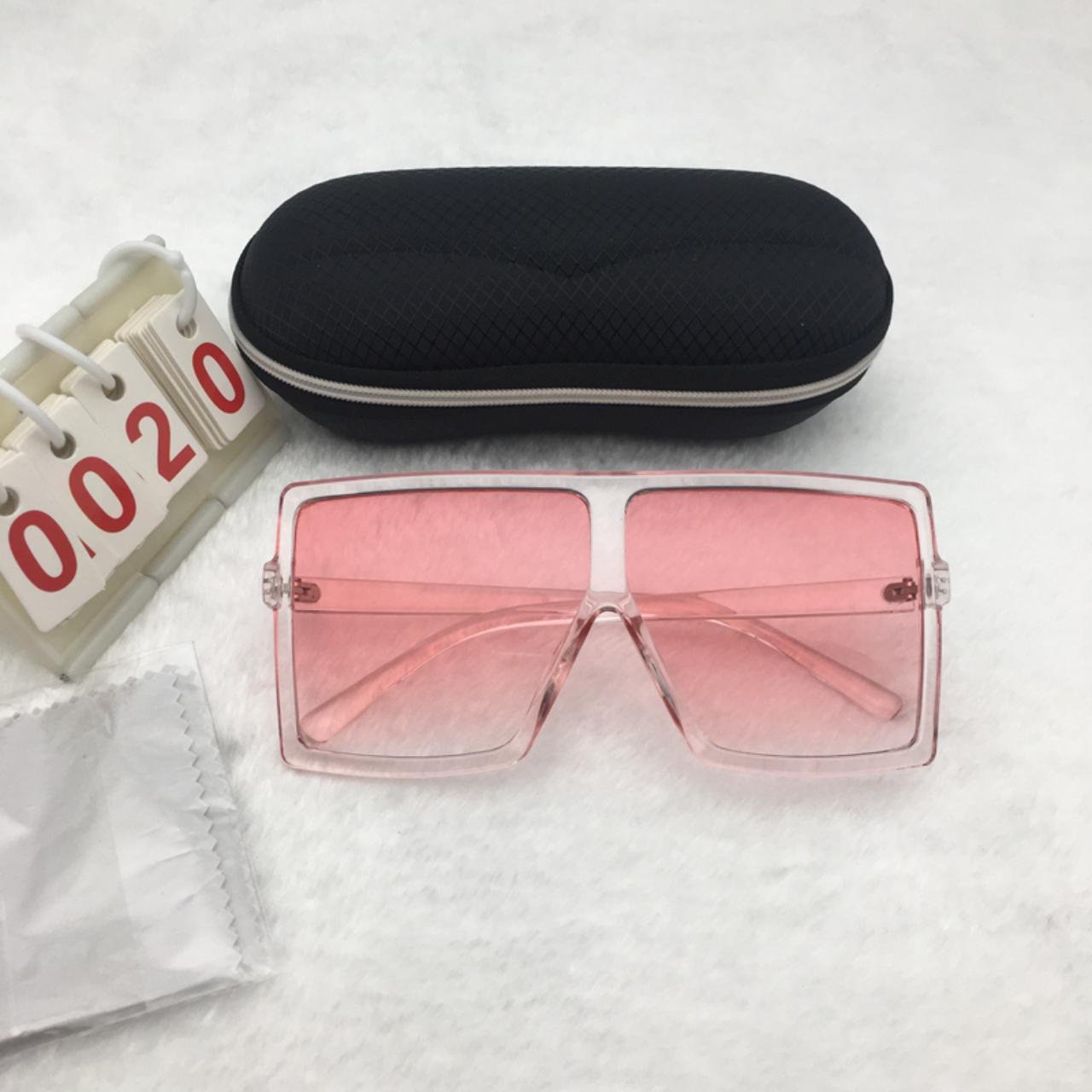 Pink Frame Sunglasses Free shipping 357