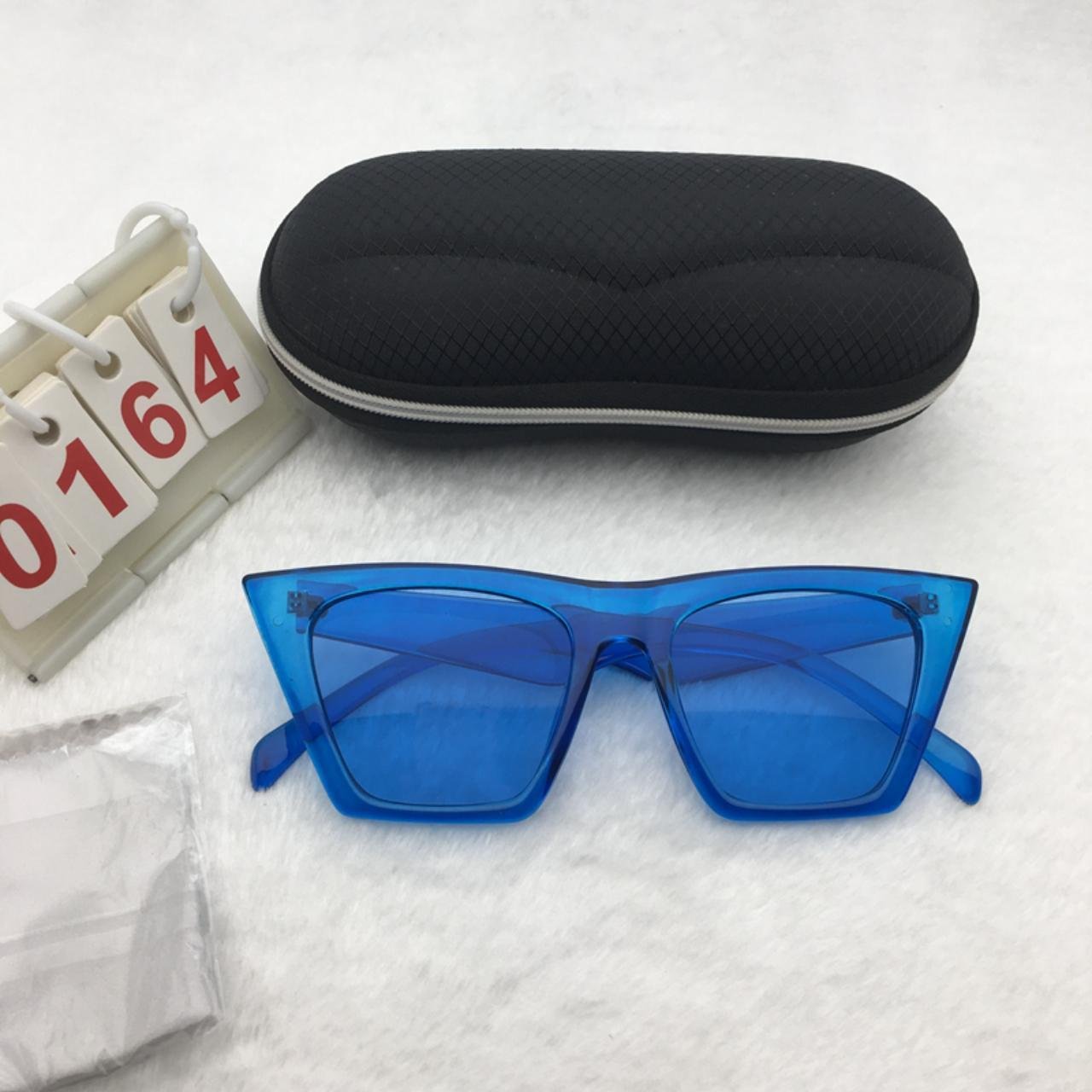 Blue Frame Sunglasses Free shipping 358