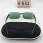 Punk Green Frame Sunglasses Free shipping 383