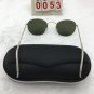 Punk Holiday Gold Frame Round lens Sunglasses Free shipping 387