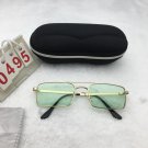 Gold Frame Sunglasses. Retro Punk Summer Shades. Free shipping 406