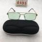 Gold Frame Sunglasses. Retro Punk Summer Shades. Free shipping 406