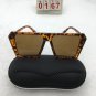 Brown Leopard Frame Sunglasses Free shipping 413