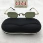 Gold Frame Sunglasses -- Square Lens Free shipping 415