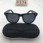 Black Frame Polarized Sunglasses -- Round Lens Free shipping 418