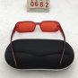 Punk Red Frame Sunglasses Free shipping 431