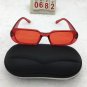 Punk Red Frame Sunglasses Free shipping 431