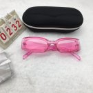 Pink Frame Sunglasses Pink Square Lens Cute shades Free shipping 434