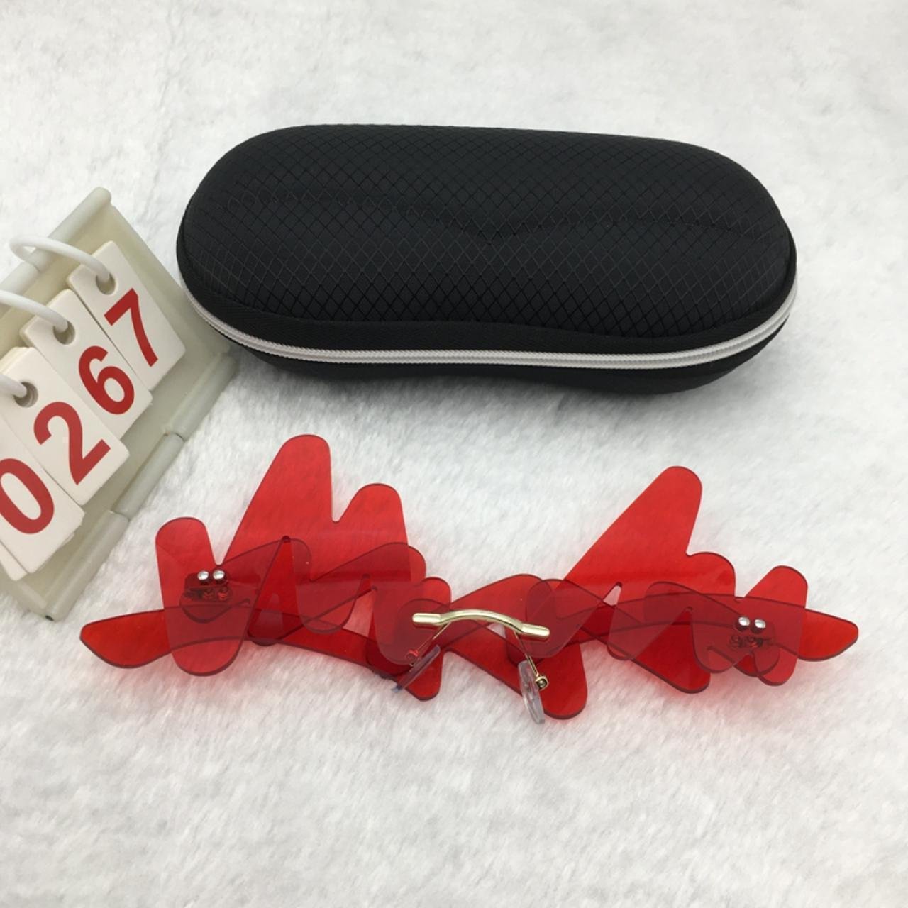 Red Frame Sunglasses Free shipping 447