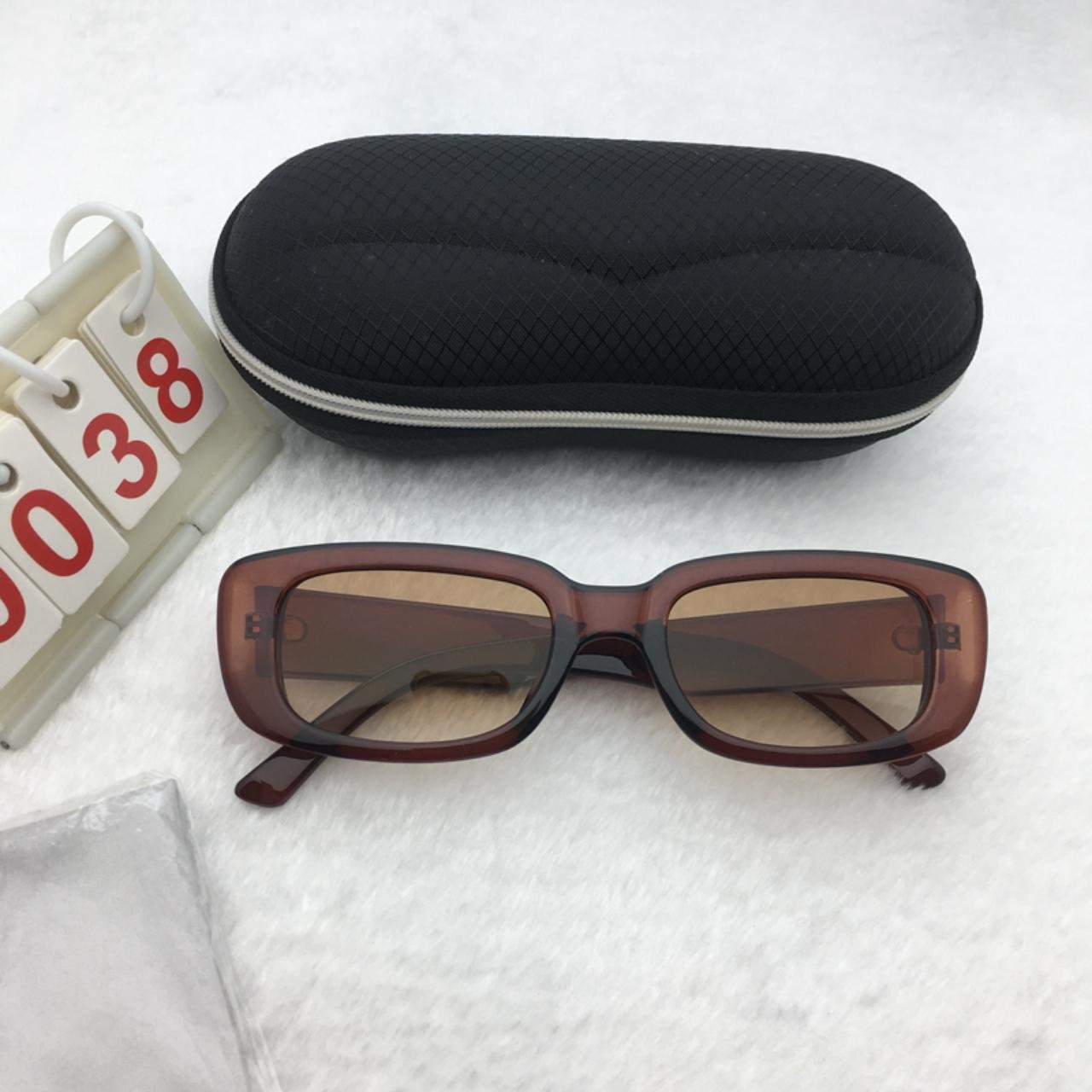 Brown Frame Sunglasses Free shipping 465