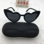 Punk Black Frame Heart Lens Sunglasses Free shipping 469