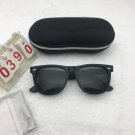 Black Frame Polarized Sunglasses -- Square Lens Free shipping 492