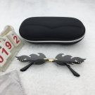 Punk Gold Frame Sunglasses Free shipping 513