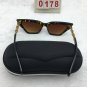 Leopard Frame Sunglasses Cat Eyes Brown Lens Cute shades Free shipping 524