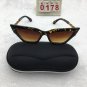 Leopard Frame Sunglasses Cat Eyes Brown Lens Cute shades Free shipping 524