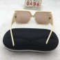 Cream Frame Sunglasses. Retro Punk Summer Shades. Free shipping 528