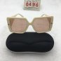 Cream Frame Sunglasses. Retro Punk Summer Shades. Free shipping 528