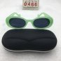 Green Frame Sunglasses. Retro Punk Summer Shades. Free shipping 532