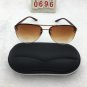 Punk Brown Frame Sunglasses Free shipping 537