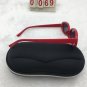 Punk Holiday Red Frame Oval lens Sunglasses Free shipping 539