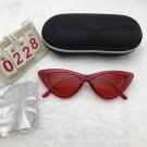 Red Frame Sunglasses Red Cat Eyes Lens Cute shades Free shipping 549