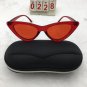 Red Frame Sunglasses Red Cat Eyes Lens Cute shades Free shipping 549
