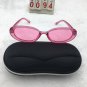 Pink Frame Sunglasses Oval Pink Lens Cute shades Free shipping 550