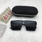 Black Gold Frame Sunglasses -- Square Lens Free shipping 564
