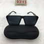 Black Gold Frame Sunglasses -- Square Lens Free shipping 564