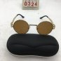 SteamPunk Gold Metal Frame Sunglasses Free shipping 567