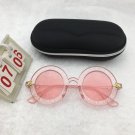 Punk Pink Frame Bee Sunglasses Free shipping 570