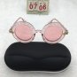 Punk Pink Frame Bee Sunglasses Free shipping 570