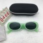 Green Frame Sunglasses. Retro Punk Summer Shades. Free shipping 575