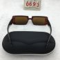 Punk Brown Frame Sunglasses Free shipping 588
