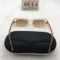 Clear Tea Frame Sunglasses Free shipping 591