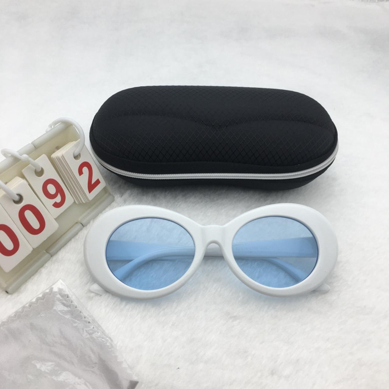 White Frame Sunglasses Free shipping 604