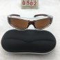Brown Frame Sunglasses. Retro Punk Summer Shades. Free shipping 606