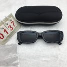 Black Brindle Frame Sunglasses Square Black Grey Lens Cute shades Free shipping 646
