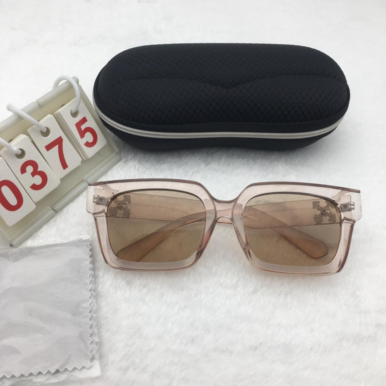 Clear Orange Frame Sunglasses Free shipping 653