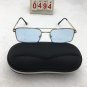 Gold Frame Sunglasses. Retro Punk Summer Shades. Free shipping 656