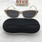 Cream Frame Sunglasses Cat Eyes Black Eyes Lens Cute shades Free shipping 660